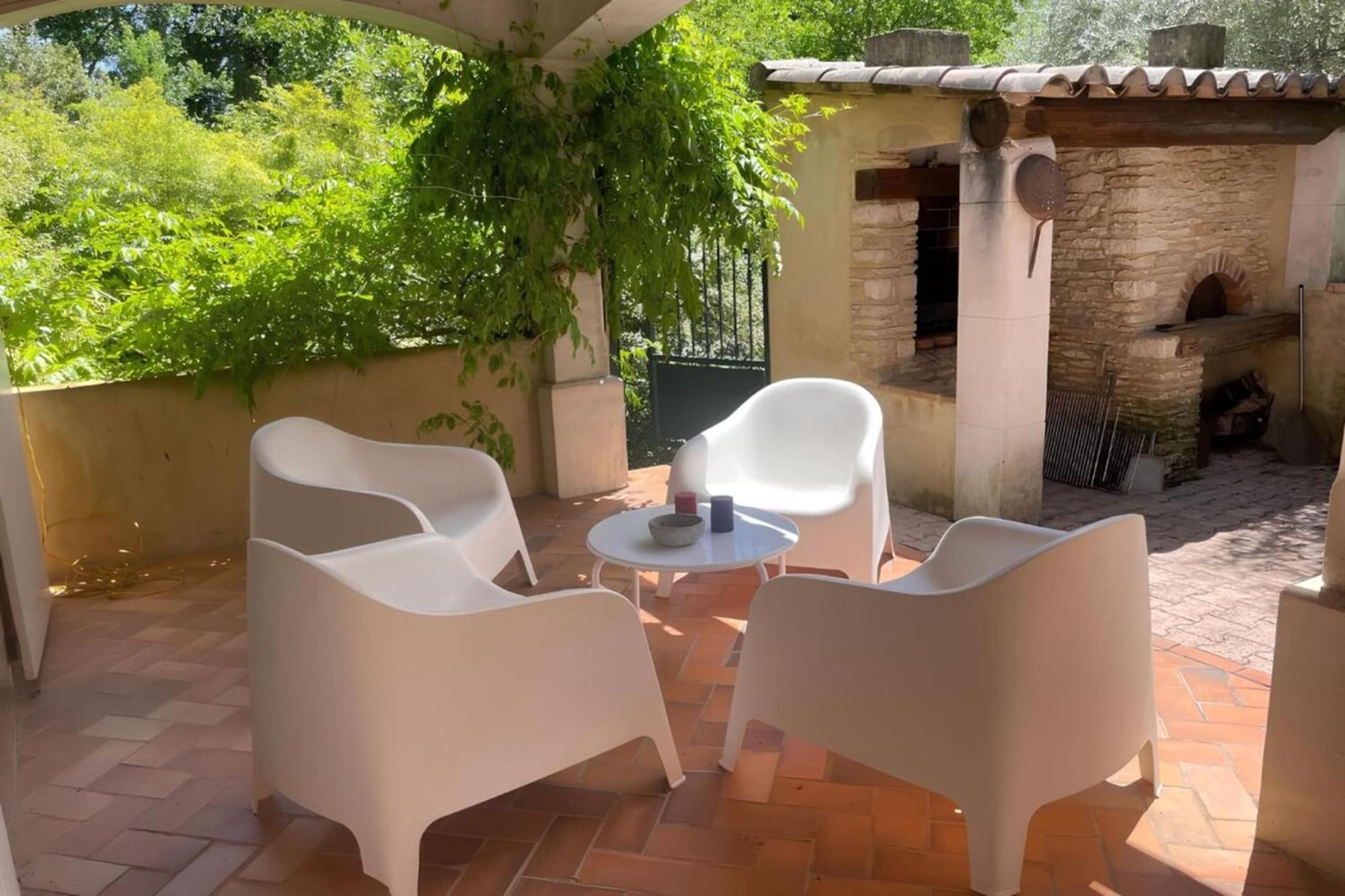 Les Oliviers - Villa 10 People - 5 Min Ardeche Saint-Julien-de-Peyrolas ภายนอก รูปภาพ
