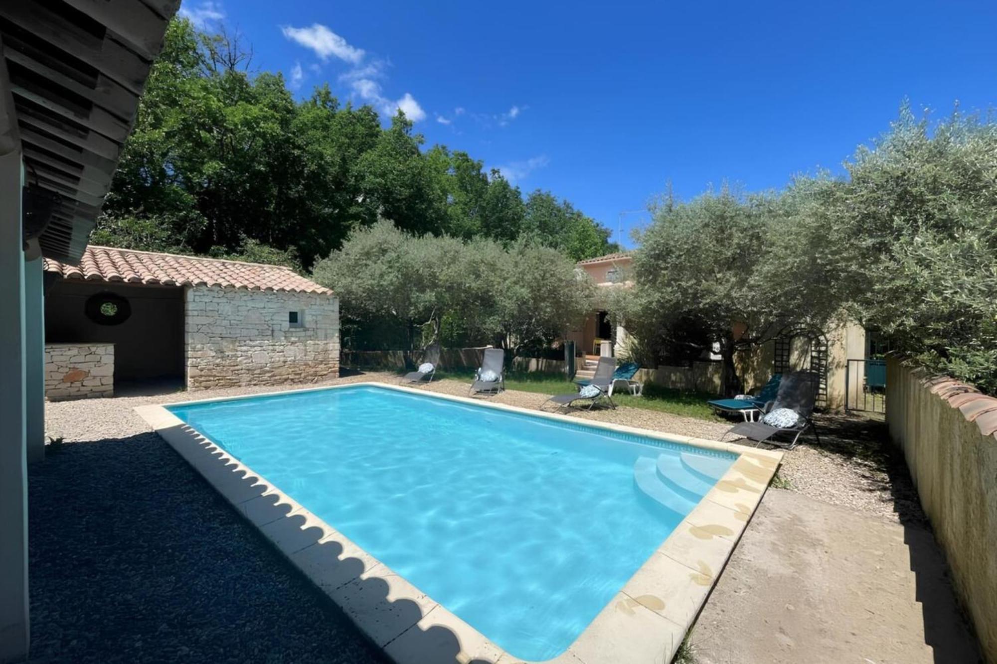 Les Oliviers - Villa 10 People - 5 Min Ardeche Saint-Julien-de-Peyrolas ภายนอก รูปภาพ